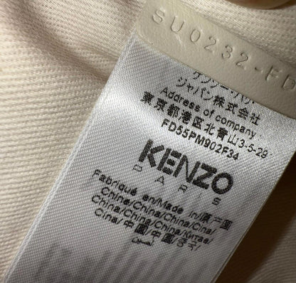 New Kenzo Embroidered Floral Cartoon Print Large Clutch Pouch