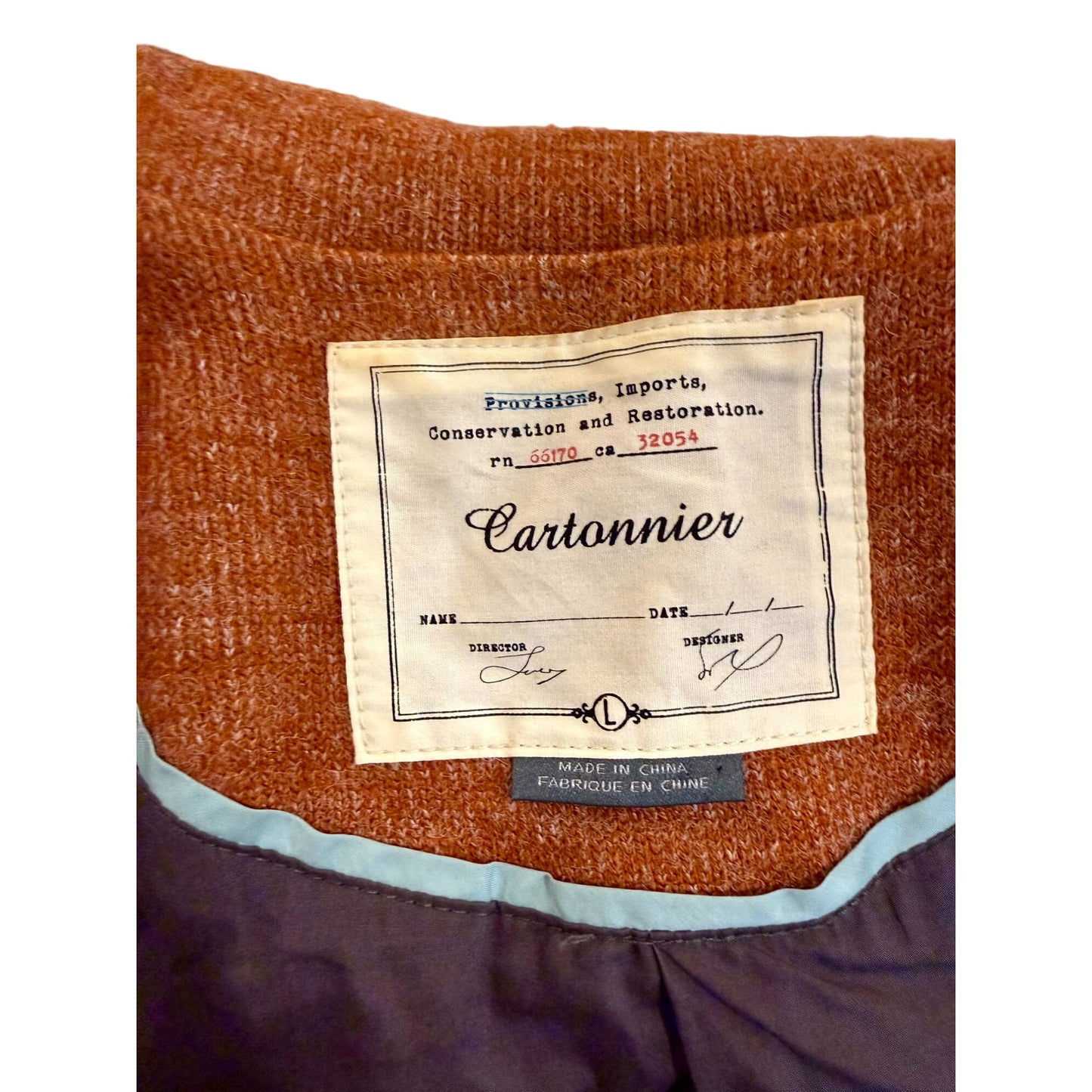 Anthropologie Cartonnier Knit Blazer, Large