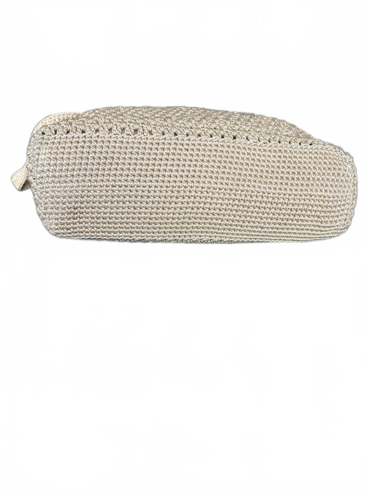 The Sak Crochet Beige Shoulder Bag