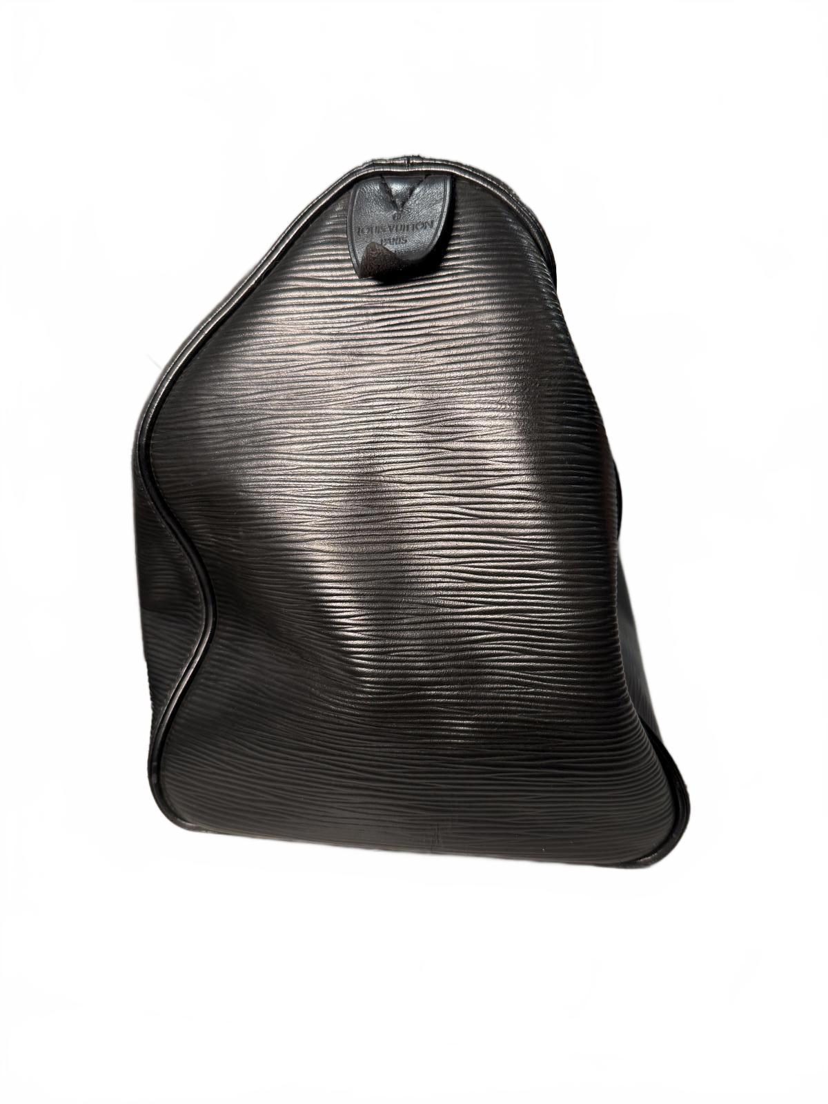 Louis Vuitton Black Epi Leather Speedy 35