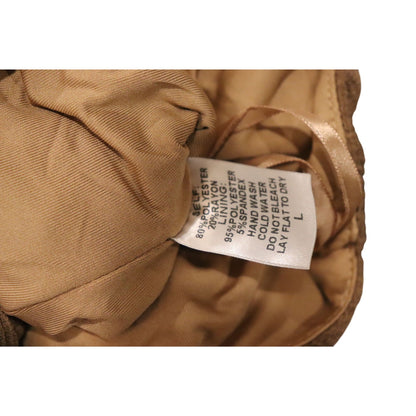JLuxLabel Chocolate Lovina Drape Bodysuit, Large NWT