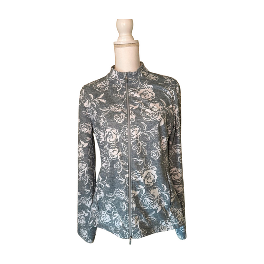 G/FORE Women's Peony Sketch Tech Interlock Jacket, Size Large