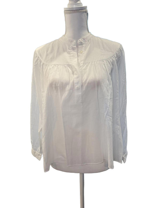 FRAME Cotton-Mousseline Blouse, XS