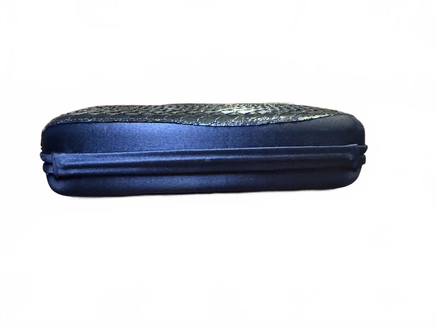 Vintage Escada Satin & Snakeskin Clutch