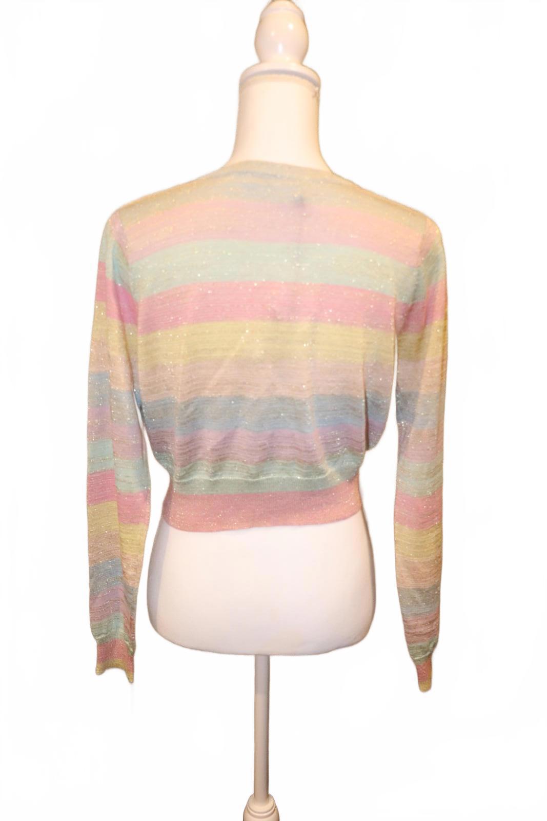 LoveShackFancy Asteria Crop Cardigan, Medium NWT