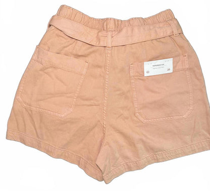 New AG Jeans Kai High Waist Shorts in Peach, 28
