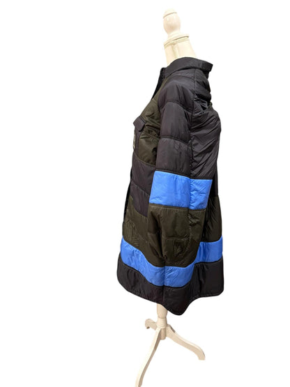 Ganni 66 North Colorblock Puffer Coat, Size Small