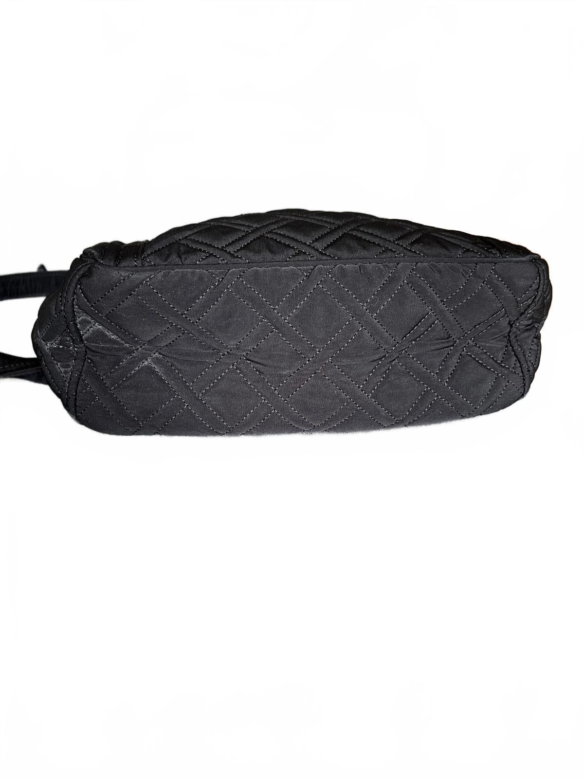 Vera Bradley Quilted Black Crossbody Shoulder Bag