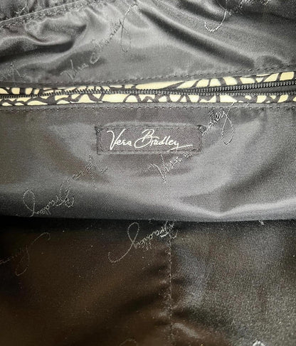 Vera Bradley Black Quilted Handbag with Adjustable Strap