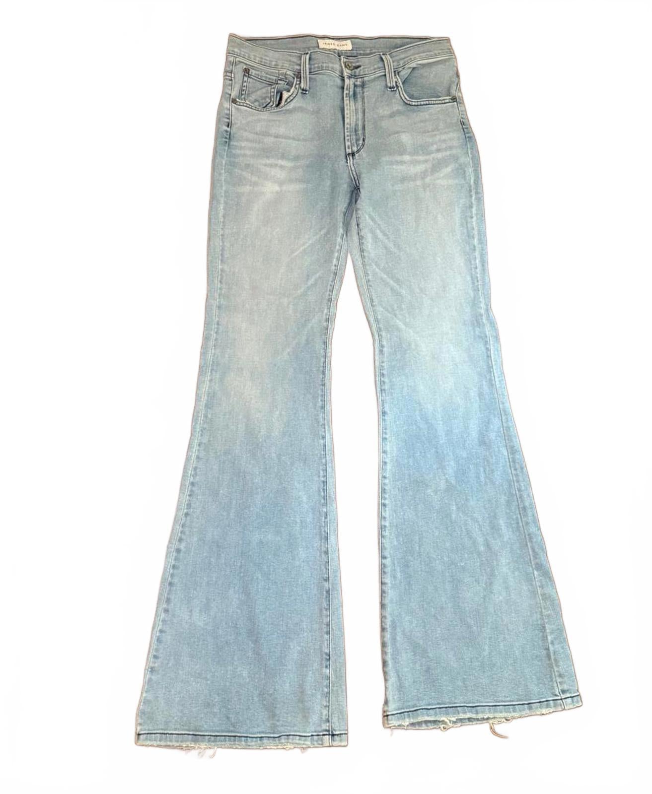 New James Jeans Women's Light Wash Flare Jeans, Size 30