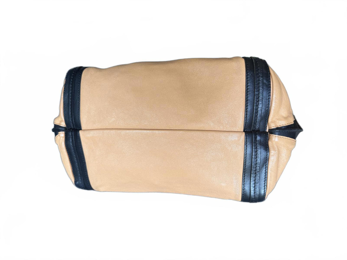 Vintage Chloe Two-Tone Leather Tote Bag