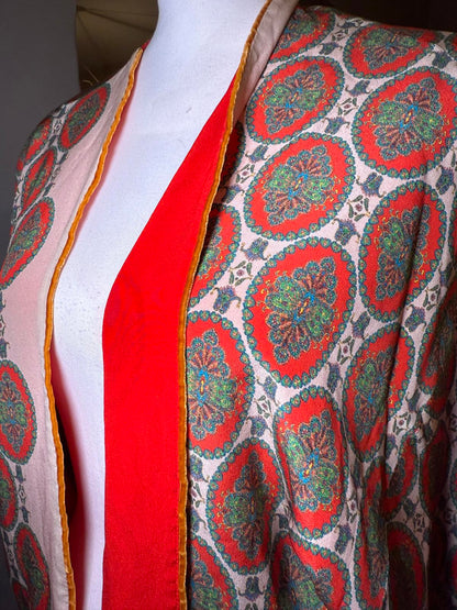 New Etro Silk Cardigan, one size