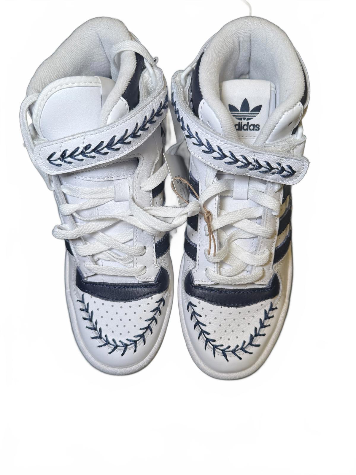 Adidas New Aaron Judge High-Top Sneakers White and Navy, size 5
