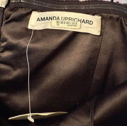 Amanda Uprichard Strapless Tweed Mini Dress XS