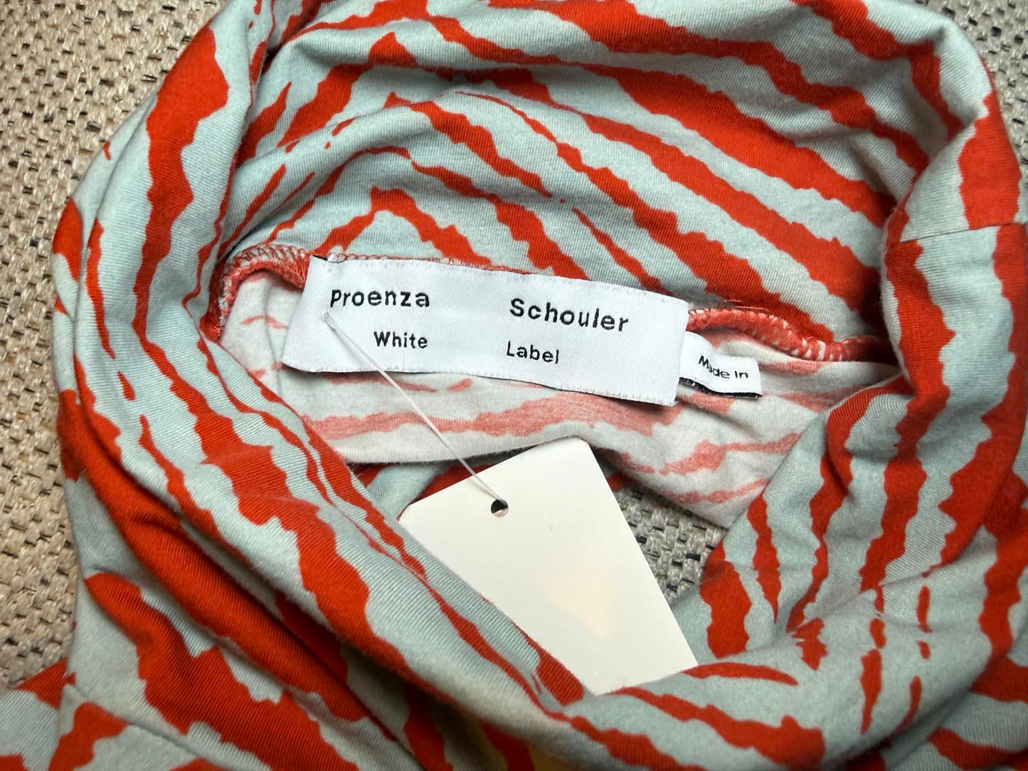 Proenza Schouler Long Sleeve Turtleneck Top, Medium