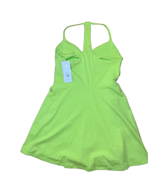 New Spiritual Gangster Jet Active Dress, Lime Green – Size S