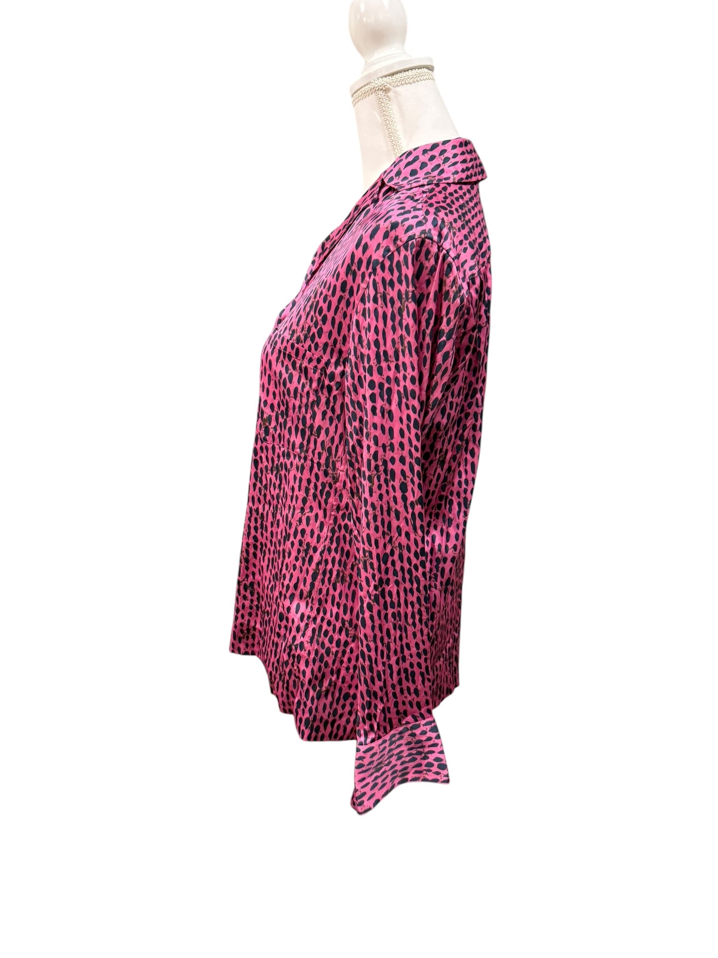 New Caliban Button Front Blouse, IT Size 40