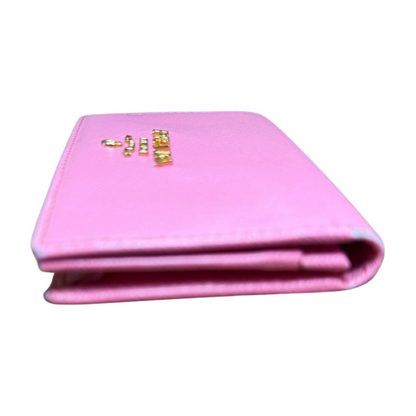 Prada Saffiano Leather Card Wallet