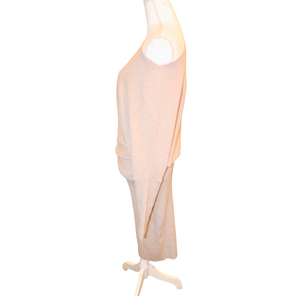 Reiss Lara Draped Knitted Bodycon Dress, Large NWT
