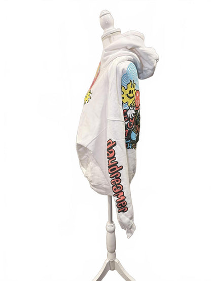 Daydreamer Flyer Oversized Mushroom Hoodie Sweatshirt, Small NWT