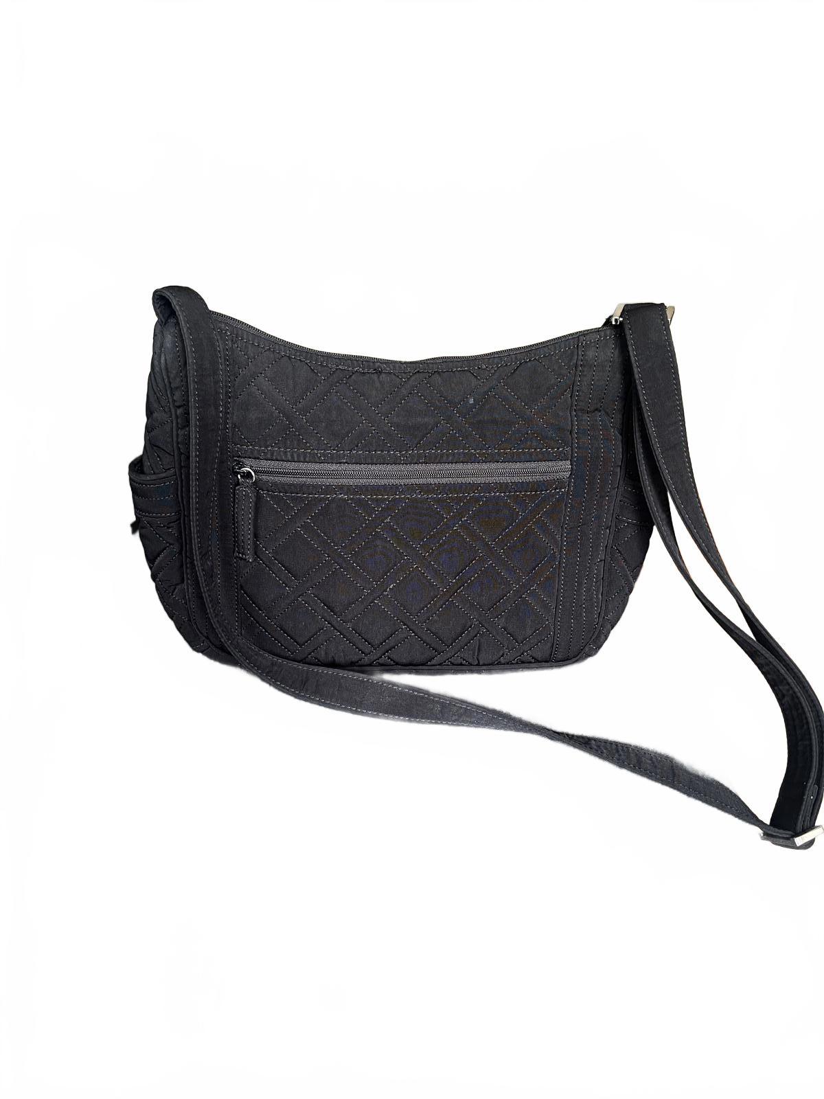 Vera Bradley Quilted Black Crossbody Shoulder Bag