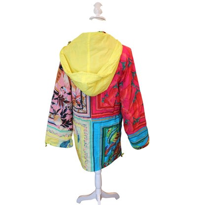 Farm Rio Scarf Mix Parka, Small NWT