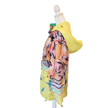 Farm Rio Scarf Mix Parka, Small NWT