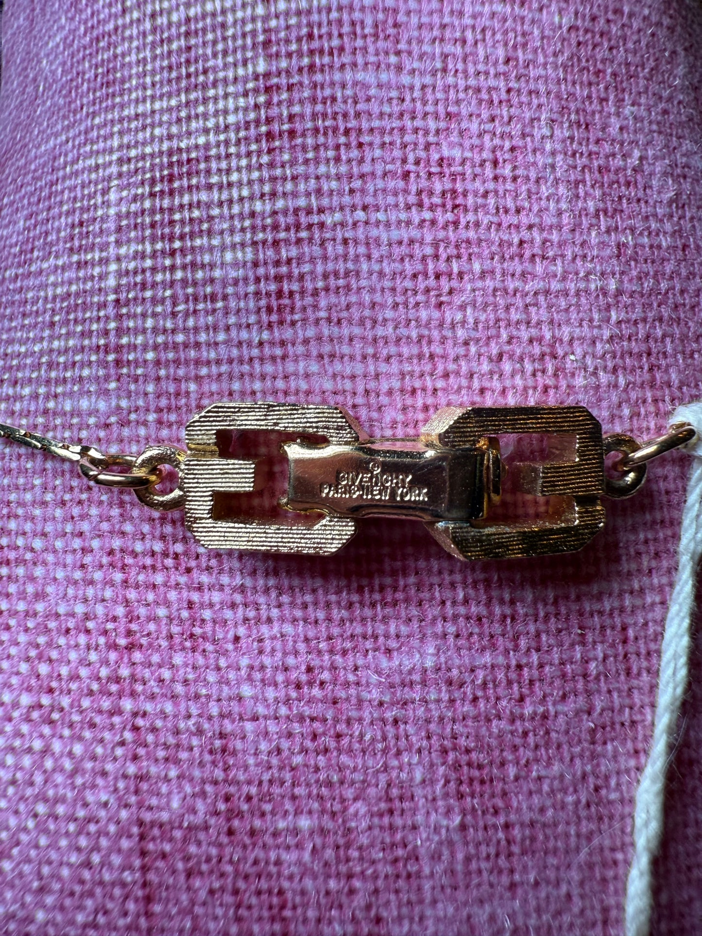 New Vintage Givenchy “G” Pendant Necklace