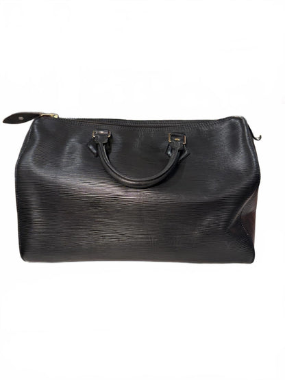 Louis Vuitton Black Epi Leather Speedy 35