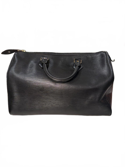 Louis Vuitton Black Epi Leather Speedy 35