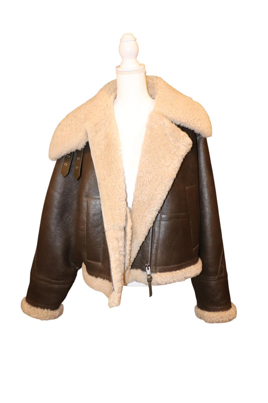 Citizens of Humanity Liv Shearling Jacket, Large NWT