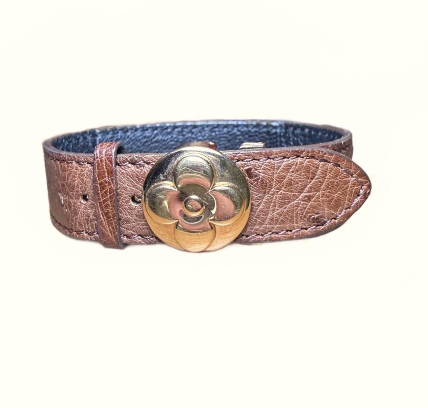 Louis Vuitton Ostrich Leather Bracelet