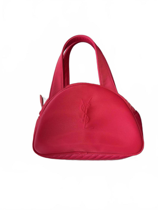 Vintage Yves Saint Laurent Red Nylon Handbag