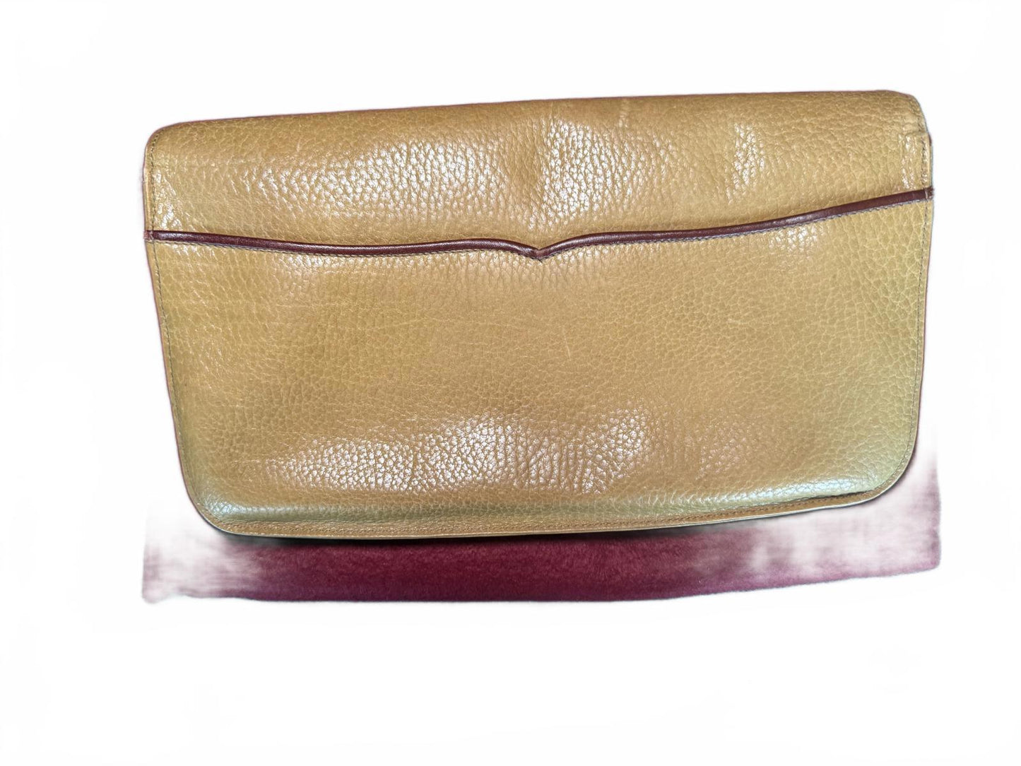 Cartier Brown Leather Clutch Bag
