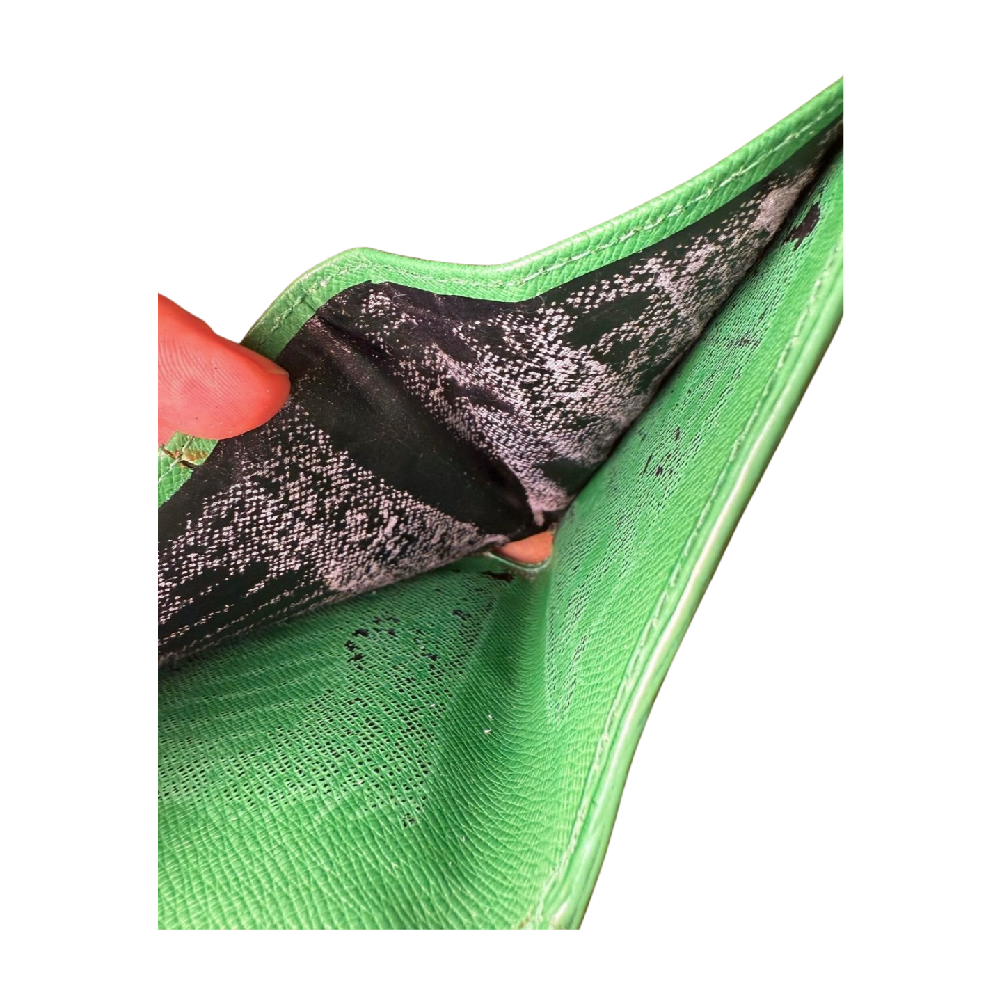 Louis Vuitton Epi Leather Wallet, Green