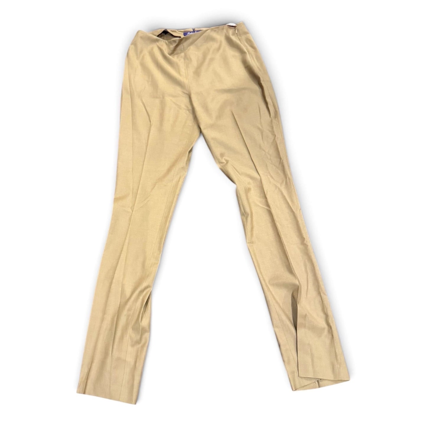 Ralph Lauren PURPLE LABEL Vintage Beige Wool Trousers Womens Size 6