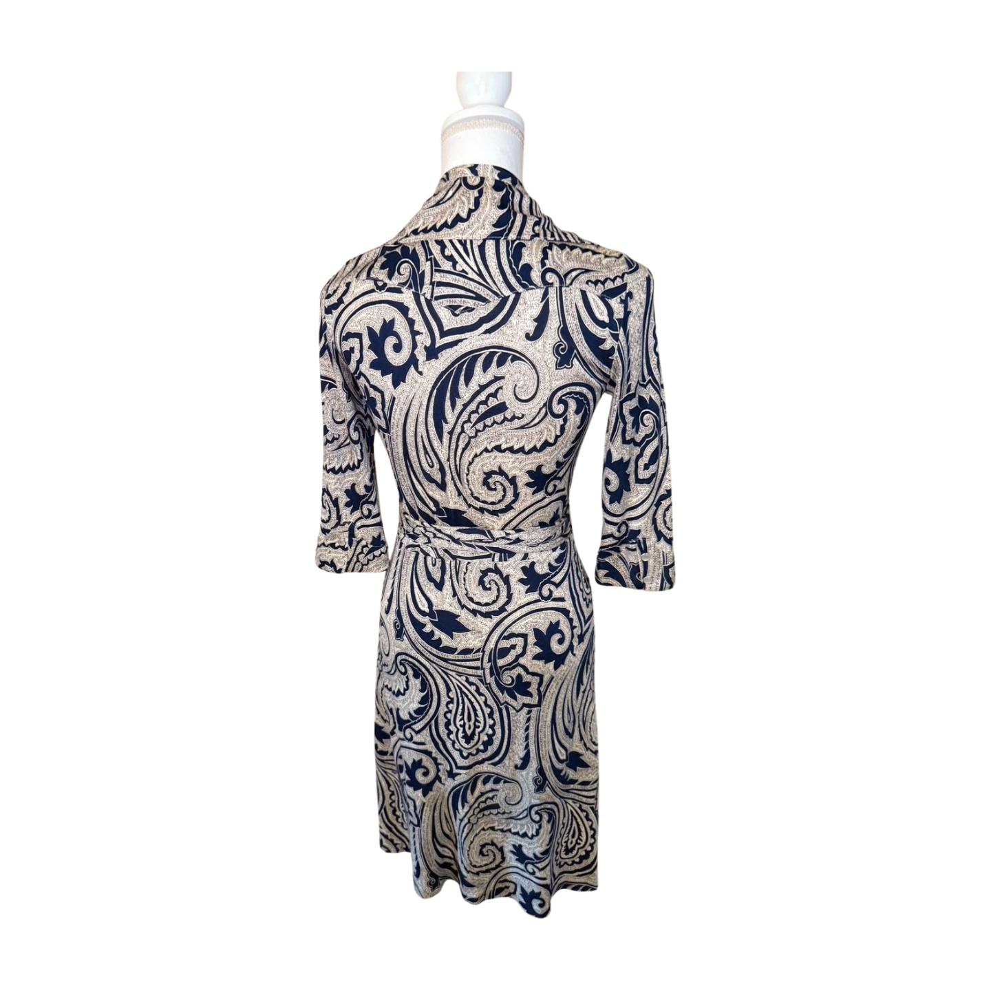 Diane von Furstenberg 100% Silk Wrap Dress, Size 6