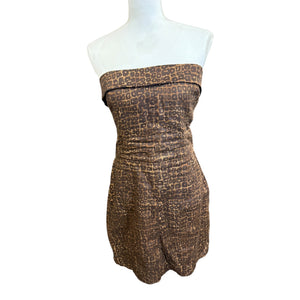 REFORMATION Madilyn Linen Dress In Vesuvio Size 12