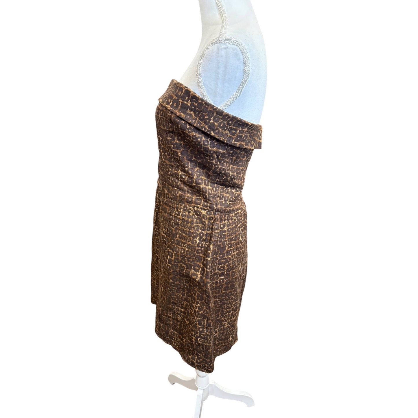 REFORMATION Madilyn Linen Dress In Vesuvio Size 12