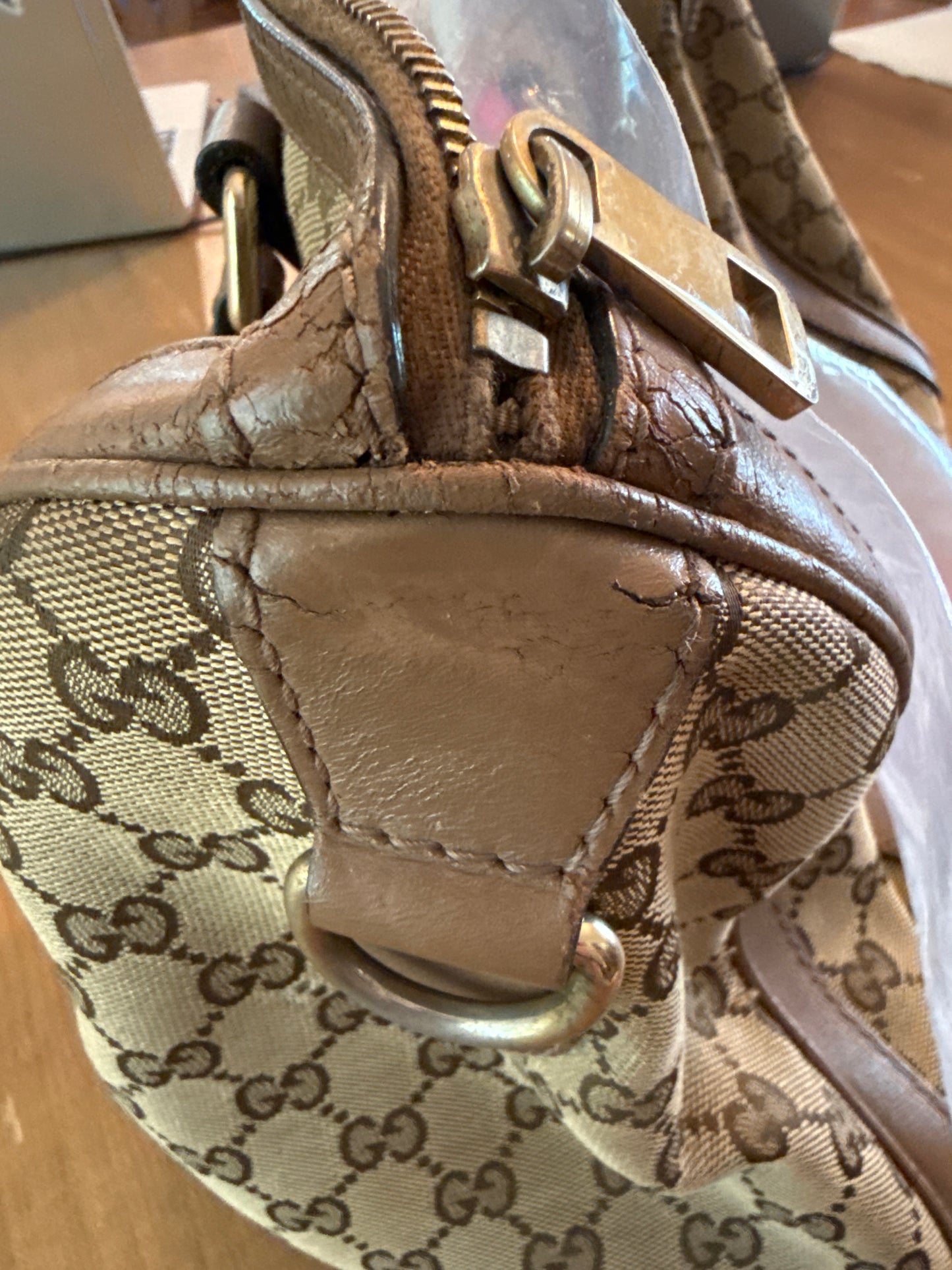 Gucci Joy GG Medium Boston Canvas Bag