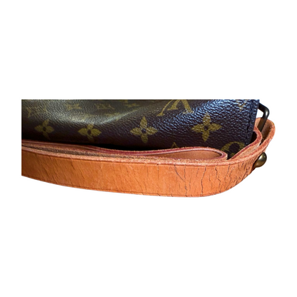 Vintage Louis Vuitton Monogram Cartouchiere MM Crossbody Bag – 1985