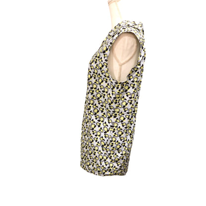 Marni Floral Print Poplin Sleeveless Tank Top, Size 40 NWT