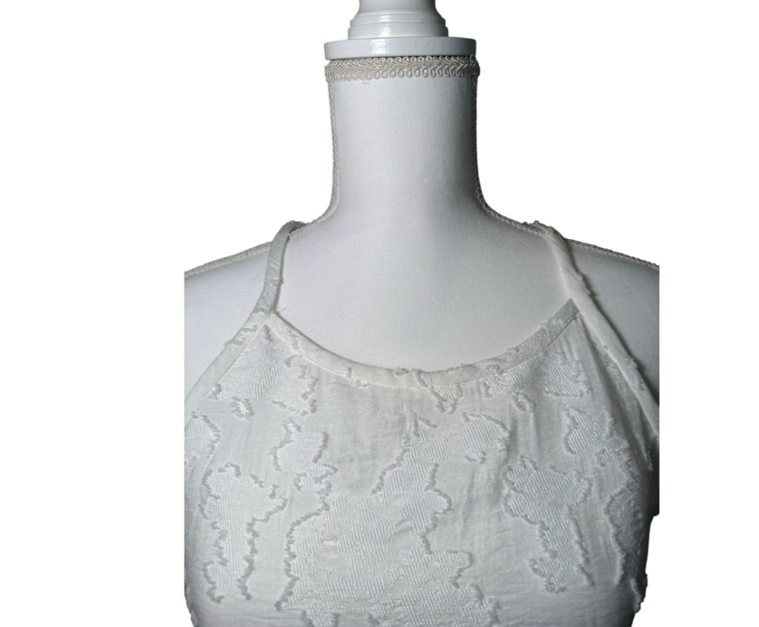 Derek Lam 10 Crosby Sleeveless Lace Hem Top, Size 6