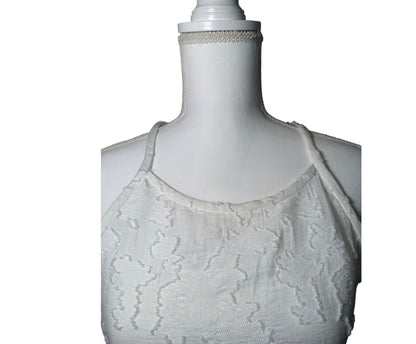 Derek Lam 10 Crosby Sleeveless Lace Hem Top, Size 6