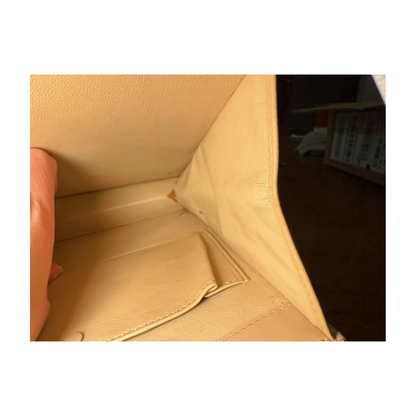 Rare Vintage Gucci Structured Flap Top Shoulder Bag – Beige GG Canvas