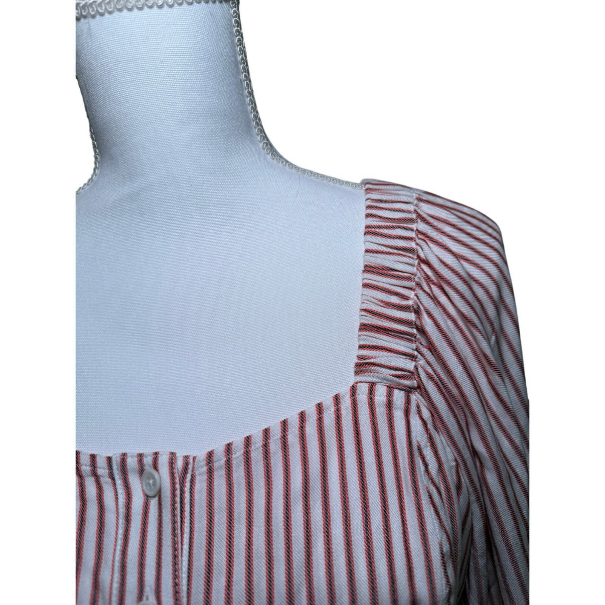 CAbi The Visionary Carnival Top – Festive Stripe | Size Medium