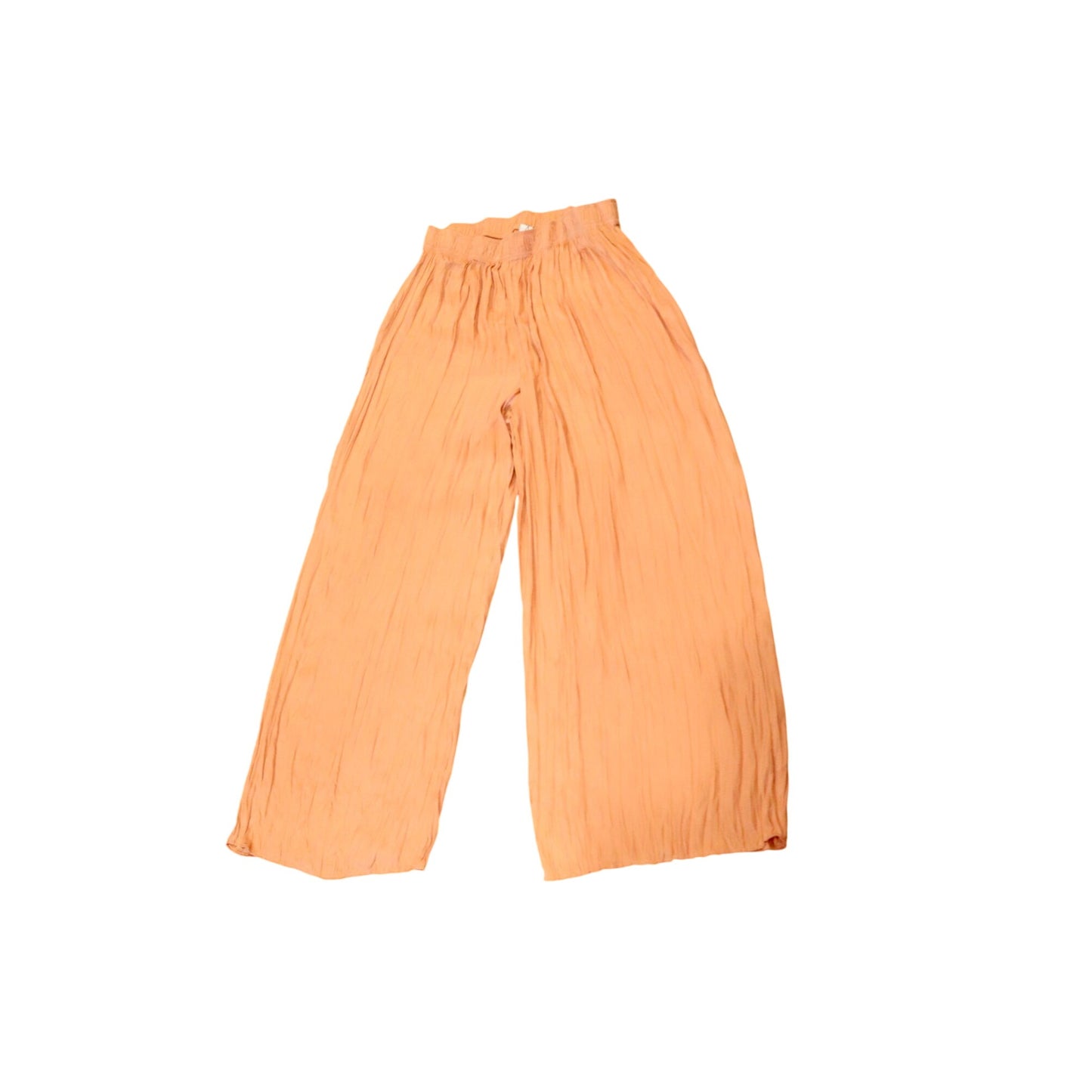 Joie Orange Wide-Leg Pleated Pants, Large