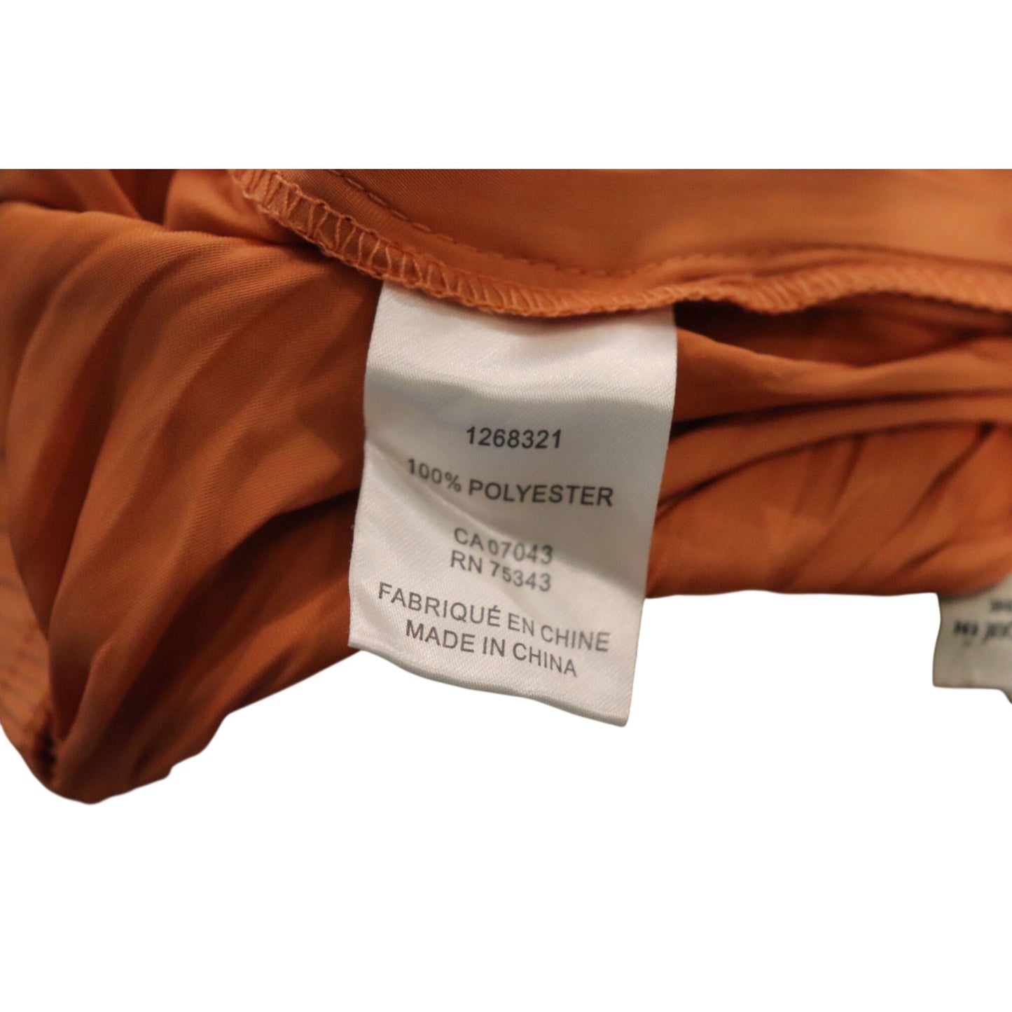 Joie Orange Wide-Leg Pleated Pants, Large