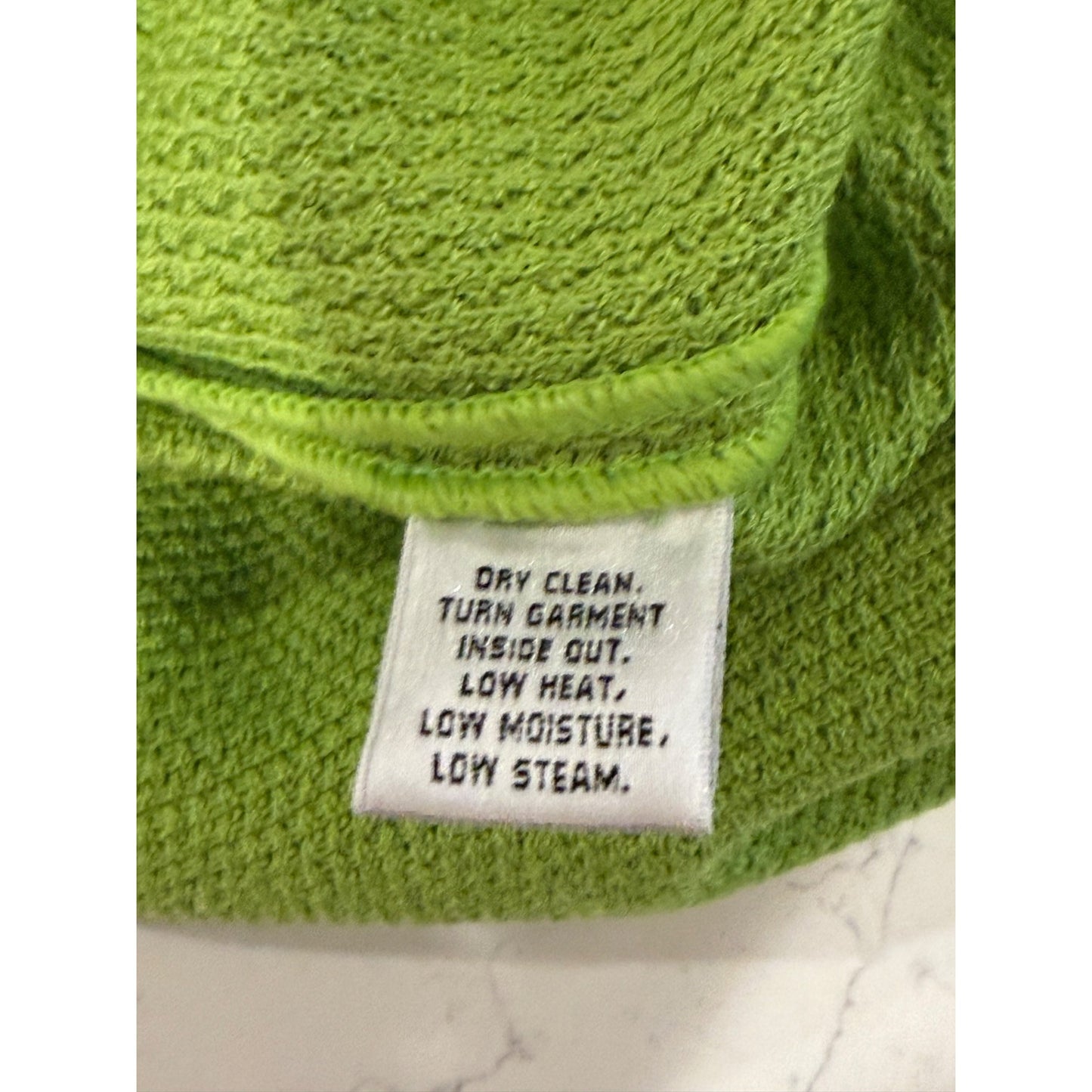 St. John Lime Green Knit Pencil Skirt, Size 12 NWT