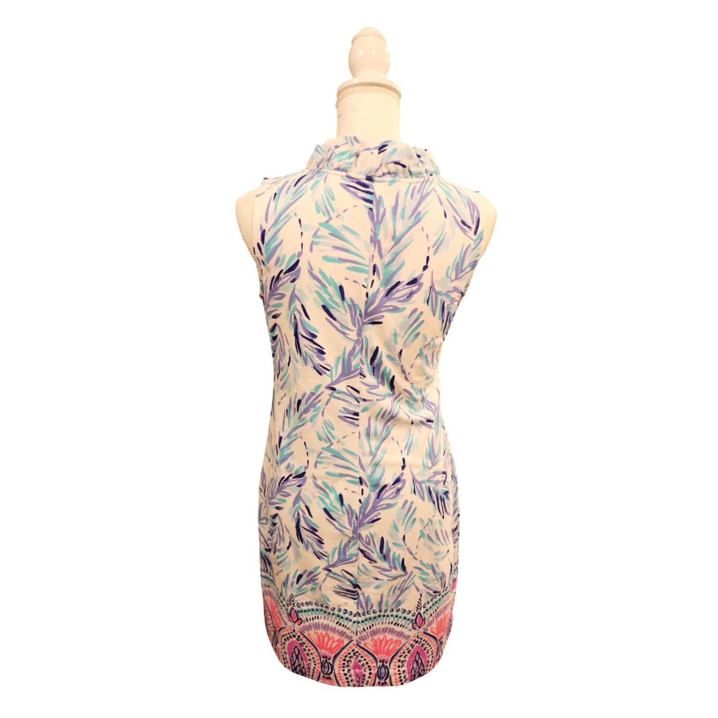 Lilly Pulitzer Tisbury Shift Dress Resort White Flock Together, Small NWT